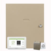 Honeywell Home V128BPT-K228 VISTA Light Burglary Alarm 128-Zones and 8-Partitions, 7" Touchscreen Keypad with Voice Annunciation, Wired Motion Detector, 2-Tone Siren and 4000mAh Sealed Acid Battery