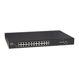 Vigitron VI30132 24-Port 1G, IEEE 802.3bt PoE, 10GbE Uplink, L2+/L3 Managed PoE Switch, Black