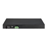 Vigitron VI30132 24-Port 1G, IEEE 802.3bt PoE, 10GbE Uplink, L2+/L3 Managed PoE Switch, Black