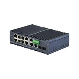 Vigitron Vi30210U Maxii Net Series Hardened Managed 12-Port Industrial PoE Ring Switch, 90W IEEE 802.3bt, 490W Budget