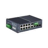 Vigitron Vi30210U Maxii Net Series Hardened Managed 12-Port Industrial PoE Ring Switch, 90W IEEE 802.3bt, 490W Budget