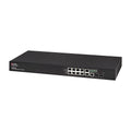 Vigitron VI30310U 10-Port 1G L2+/L3 Managed PoE Switch, IEEE 802.3bt, 90W