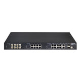 Vigitron VI32026 Network Switch, 8-Port Extended Coax/16-Port Standard 10/100 Hybrid