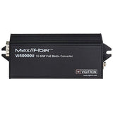 Vigitron VI50000U MaxiiFiber 1-Port PoE 1G Ethernet Fiber Media Converter, 60W