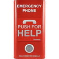 Viking E-1600-RDA-EWP Compact Emergency Phone with Enhanced Weather Protection, Red