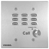 Viking E-32-IP VoIP 2-Gang Stainless-Steel Entry Phone, PoE Powered