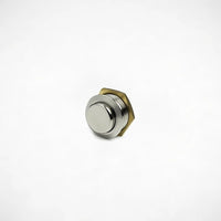Viking J103380 Concave Push Button, Stainless Steel