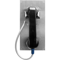Viking K-1900-712L-IP VoIP Panel Phone with 12" Handset Cable and Lanyard, Stainless Steel