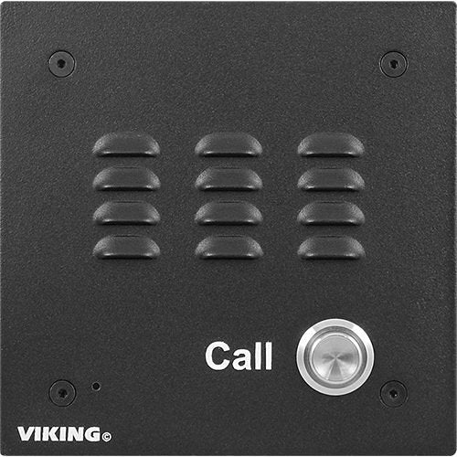 Viking W-1000 Powder Painted Vandal Resistant Handsfree Doorbox, Black