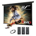 Elite Screens VMAX150UWH3 VMAX 3 Series Enhanced Electric Motorized Projector Screen for Commercial and Home Theater Applications
