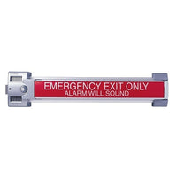 Von Duprin 2670 US28 2670 GUARD-X Series Battery Operated Alarmed Exit Device, Anodized Aluminum
