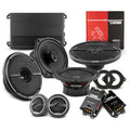 DS18 2012-2021 RAM 1500 Crew and Quad Cab Front and Back Doors Speakers Better Upgrade/Replacement Package 1600 Watts