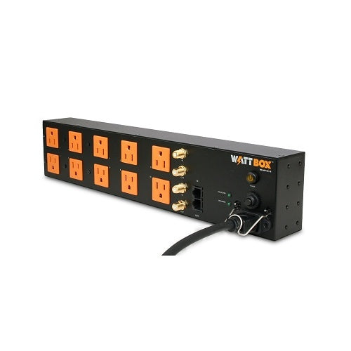 WattBox WB-400-CE-10 Power Conditioner with Coax and Ethernet Protection, 10-Outlet