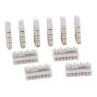 Hubbell 110CB4PR10 110 System CAT5e Connector, 4-Pair, 10-Pack, Black
