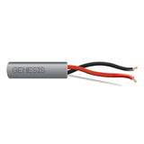 Genesis 21141109 18/2 Stranded Unshielded Cable, Riser, CMR, FT4, 1000' (304.8 m) Pull Box, Gray