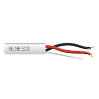 Genesis 43131001 14/2 Solid Unshielded Fire Alarm Cable, Riser, FPLR, 1000' (304.8 m) Reel, White