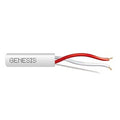 Genesis 47014801 20/2 Solid Unshielded Thermostat Cable, General Purpose, CL2, 500' (152.4 m) x 4 Reels, White