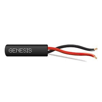 Genesis 52501108 16/2 Stranded Unshielded Speaker Cable, Riser, CMR, FT4, 1000' (304.8 m) Pull Box, Black