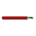 Genesis 55468803 16/2 Fire Alarm and Control Cable, CU TFN Black / White / Green Grounding AIA MC FPL, Red