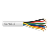 Genesis 31071112 22/8 Stranded Unshielded Cable, Plenum, CMP, FT6, 1000' (304.8 m) Pull Box, Natural