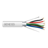 Genesis 32061112 22/6 Stranded Shielded Cable, Plenum, CMP, FT6, 1000' (304.8 m) Pull Box, Natural