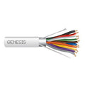 Genesis 32085012 22/10 Stranded Shielded Cable, Plenum, CMP, FT6, 500' (152.4 m) Reel, Natural