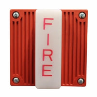MT4-115-WH-VFR - Eaton MT Multitone Horn Strobe, Xenon, Wall, FIRE, Clear Lens, 115 cd, 120V AC, 