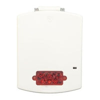 EL3RSTR-NW - Eaton EL3RSTR-NW Eluxa 3R Strobe, Red Lens, No Lettering with MP, White