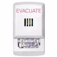 ELHSW-EV - Eaton ELHSW-EV Eluxa LED Indoor Horn Strobe, Wall Mount, 24V, 15/185 cd, EVACUAT