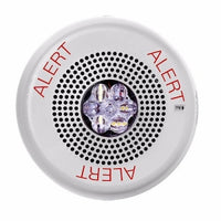 ELSPSTWC-AL - Eaton ELSPSTWC-AL Wheelock Eluxa LED High Fidelity Speaker Strobe, Ceiling, ALER
