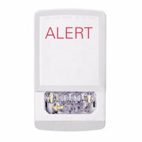 ELSTW-AL - Eaton ELSTW-AL Wheelock Eluxa LED Strobe, Wall, ALERT Lettering, Clear Lens, 24V