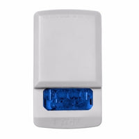 ELSTW-NB - Eaton ELSTW-NB Wheelock Eluxa LED Strobe, Wall, No Lettering, Blue Lens, 24V,5/1