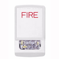 ELSTW - Eaton ELSTW Wheelock Eluxa LED Strobe, Wall, FIRE Lettering, Clear Lens, 24V, 15