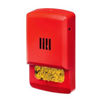 ELHSR-NA - Eaton ELHSR-NA Eluxa LED Indoor Horn Strobe, Wall Mount, 15/185 cd, 24 V, Clear 
