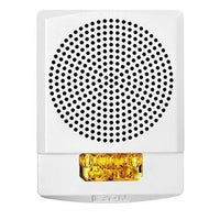 ELMTSW-A - Eaton ELMTSW-A Eluxa Multitone Horn Strobe LED, Indoor, Ceiling Mount, 24V, Ambe
