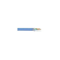 West Penn 254245FBL0500 CAT5e Network Cable, 500', CMP-Rated, Shielded, Blue
