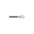 West Penn 4246OSPBK2000 CAT6 Network Cable, 2000', 23 Gauge, 4-Pair, PVC Encased, Black