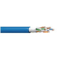 West Penn 4346ABK1000 CAT6A Network Cable, 1,000', Black