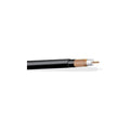 West Penn 4811BK0500 14AWG Coaxial Cable, RG11, 95%, 500', Black