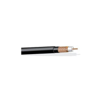 West Penn 4811BK0500 14AWG Coaxial Cable, RG11, 95%, 500', Black