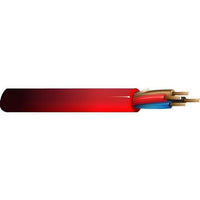 West Penn 60982BRD0500 18/4 50 Ohm BNC Crimp RG8X Cable, 500', Red