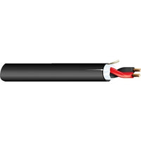 West Penn AQ224BK3000 18/2 Unshielded AQUASEAL Direct Burial CL3/FPL Rated Audio Cable, 3000'
