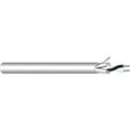 West Penn D25292GY1000 1-Pair Stranded Shield Data Plenum Cable, 20G