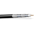 West Penn HQ841EZBK1000 18/1 RG6/U Coax Video Cable, Solid, PVC, 1000', Black