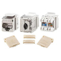 West Penn KJS458MT-C6ACI MT Series CAT6A Shielded RJ45 Keystone Jack