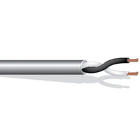 West Penn 227WH0500 12AWG 2-Conductor Unshielded Cable, Stranded, PVC Jacket, 500', White