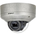Hanwha XNV-6080RSA X-Series 2MP IR Outdoor Vandal Dome Camera, 2.8-12mm Varifocal Lens, Stainless Steel