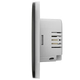 AJAX 101871.140.BL3 CenterButton (1-Gang) Central Touch Button for 1-Gang LightSwitch, Black