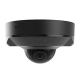 AJAX 76021.214.BL1 DomeCam Mini 5MP AI-Powered Security IP Camera, 85° Viewing Angle, 4mm Lens, Black