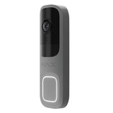 AJAX 116888.125.GR3 DoorBell Video Doorbell with Built-in AI, PIR Sensor, and Control Via Apps, Grey